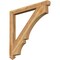 Ekena Millwork Balboa Arts & Crafts Rough Sawn Bracket, Western Red Cedar, 4"W x 46"D x 46"H BKT04X46X46BOA03RWR - alternate 1